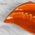Orange Mid-Century Atomic California Pottery Orange Drip Glaze Ashtray For Sale - Image 8 of 10