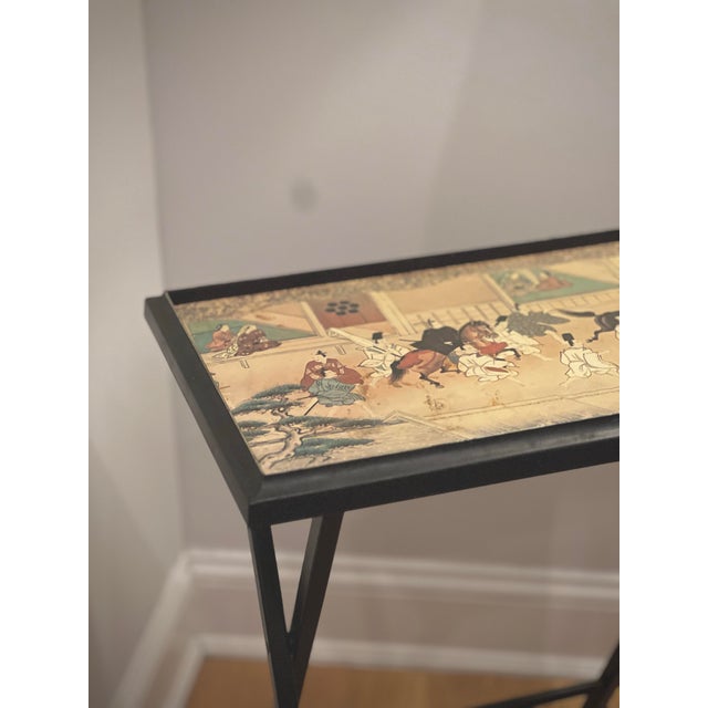 Vintage 1960’ Samurai Folding Table For Sale - Image 4 of 5
