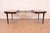 Karges French Regency Louis XVI Carved Walnut Extension Dining Table With Parquet Top, Newly Refinished For Sale In South Bend - Image 6 of 14