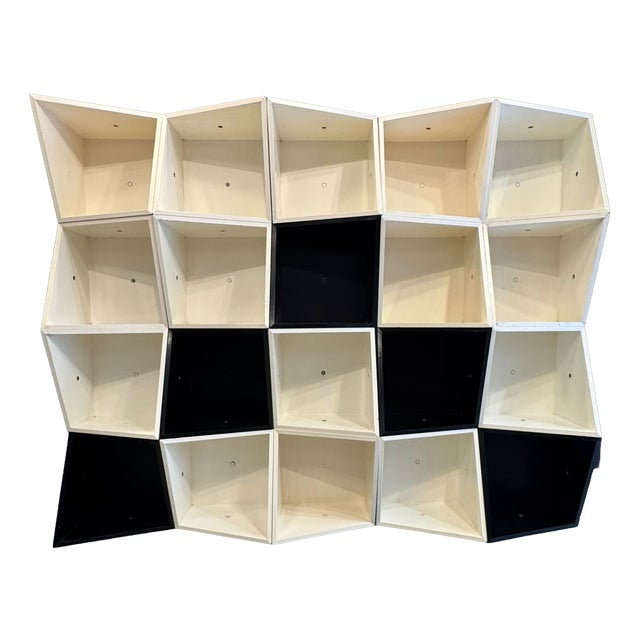 Nikol Edition Modular Bookcase from Manfredo Massironi, 1970s, Set of 20 For Sale