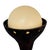 Mid 20th Century Mid-Century Modern Floor Lamp with White Opaline Shade and Brown Ceramic Base from Doria Leuchten, 1960s For Sale - Image 5 of 9