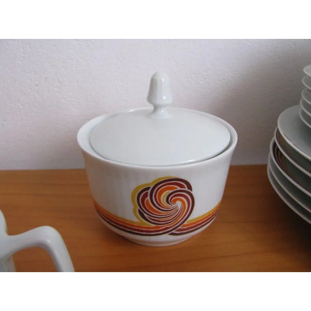 Ceramic Coffee Service from Bareuther Waldsassen Bavaria, 1970s, Set of 20 For Sale - Image 7 of 17