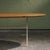 1960s Oval Coffee Table in White Lacquered Forged Steel and Ash Top, Germany For Sale - Image 5 of 10