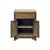 Oriental Simple Natural Wood Brown Drawer End Table Nightstand For Sale In San Francisco - Image 6 of 16