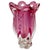 Mid-century Czech cranberry art glass vase by Josef Hospodka for Chřibská glassworks. The vase features a Beautiful pink...