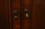 Antique Marble Top Mahogany Inlaid Figural Carved Buffet Sideboard For Sale - Image 9 of 18