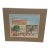 Original Watercolor of Historic Buildings in Laurens, South Carolina For Sale