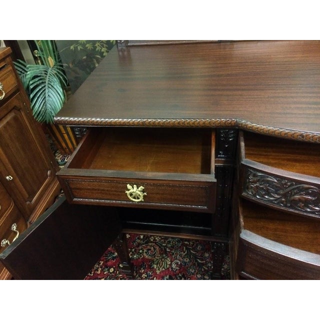 Antique Sideboard, Mahogany Buffet For Sale - Image 15 of 16