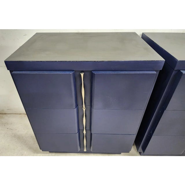 Mid-Century Modern Vintage MCM Nightstands by American of Martinsville For Sale - Image 3 of 11