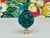 Teal Chinese Snuff Bottle Lamp Finial For Sale - Image 8 of 9