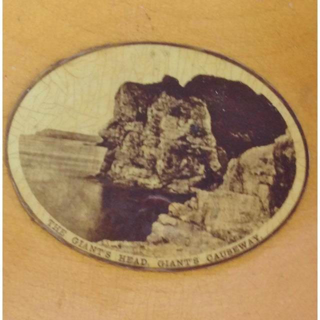 Antique Mauchline Ware Treen Souvenir Set Bunker Hill, Stratford, Giant's Causeway For Sale - Image 10 of 10