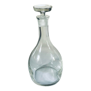 Mid 20th Century Clear Glass Decanter