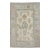 Blue Multicolor Handwoven Turkish Oushak Rug 3'11" X 6' For Sale