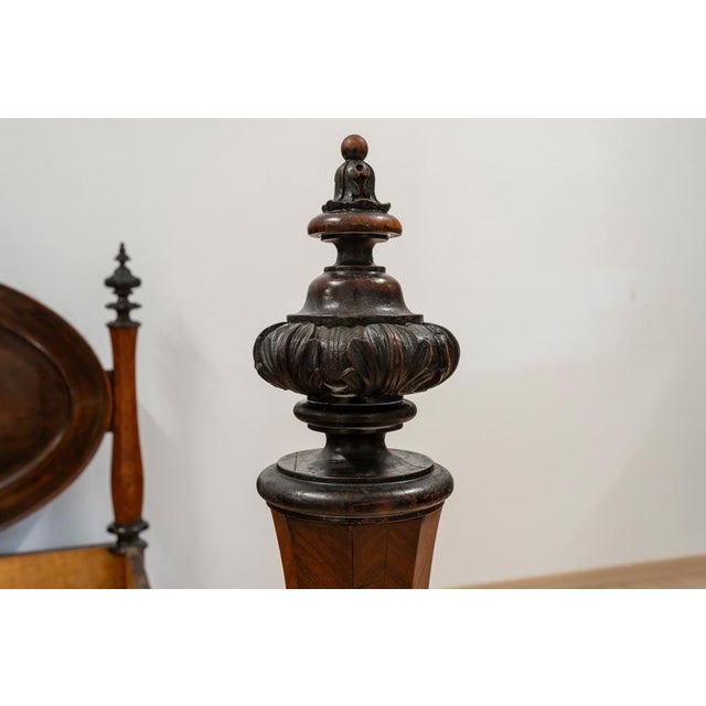 Large Antique Portuguese Romantic Bed, 19th Century For Sale - Image 14 of 17