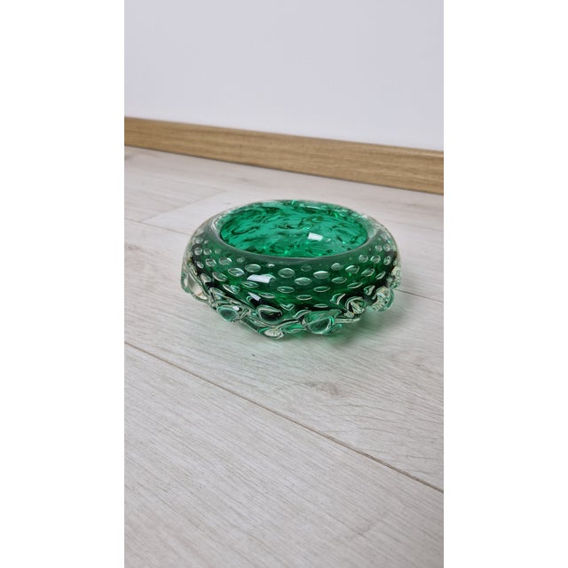 1960s Empty Pocket in Green Murano Glass For Sale - Image 5 of 10