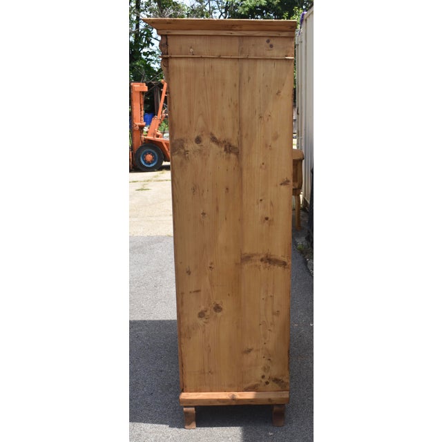 Pine Two Door Armoire, Hungary For Sale - Image 4 of 15