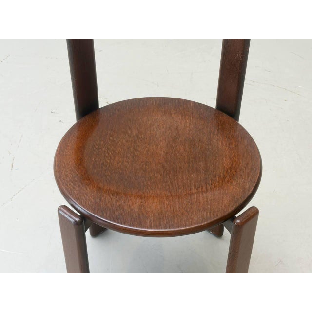 Chairs in Stained Wood by Bruno Rey for Dietiker, 1971 For Sale - Image 13 of 16