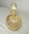 Vintage Hand Blown Italian Murano Venetian Gold Flek Glass Scent Perfume Bottle For Sale - Image 4 of 13