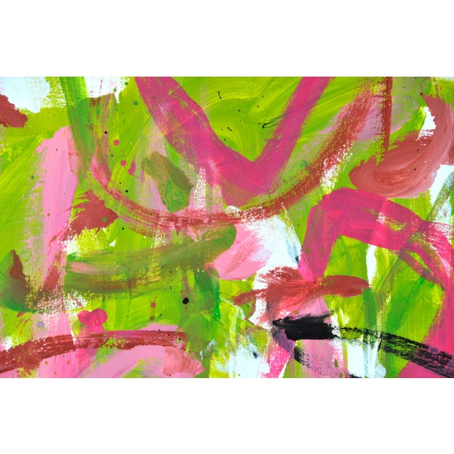 2020s "Noodle Pond" Original Abstract Painting by Robbie Kemper For Sale - Image 5 of 6