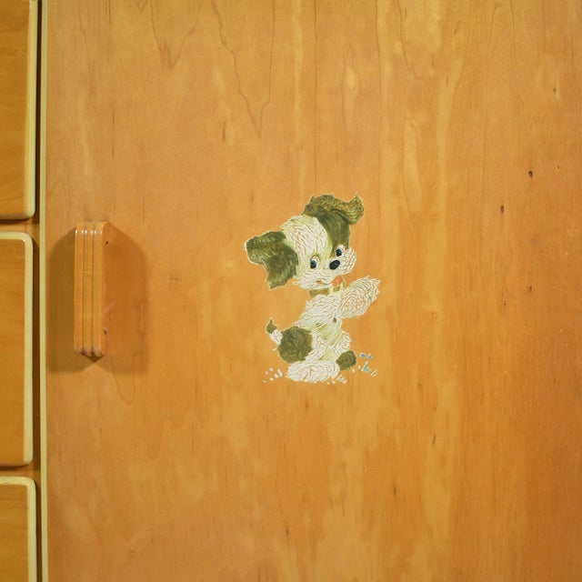 Brown Edison Little Folks Child's Dresser/ Armoir, Attributed For Sale - Image 8 of 10