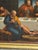 Wood 19th C. Italian Oil Painting of Jesus Washing Feet For Sale - Image 7 of 13