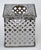 Mid-Century Modern 1980s Bohemian Handmade Embellished Cutout Steel Tissue Box Cover For Sale - Image 3 of 16