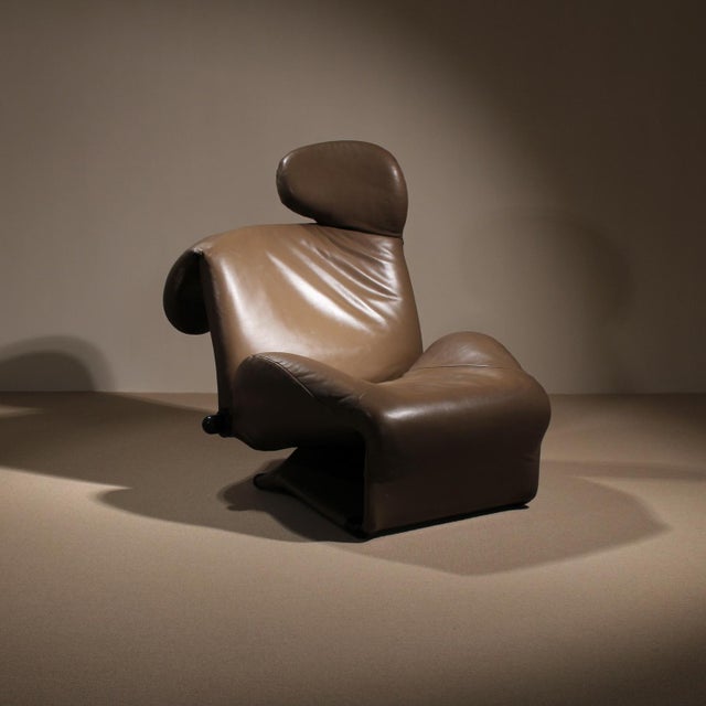 Wink Lounge Chair by Toshiyuki Kita for Cassina, Italy, 1980s For Sale - Image 3 of 17