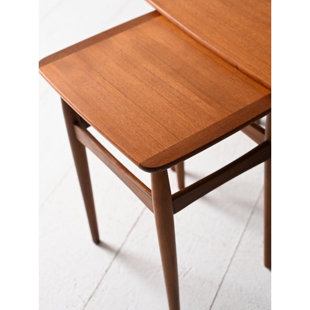 1960s Scandinavian Teak Coffee Tables, 1960s, Set of 3 For Sale - Image 5 of 9