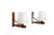 Wood Italian Wall Lamps in Teak with Glass from Esperia, 1950s, Set of 2 For Sale - Image 7 of 7