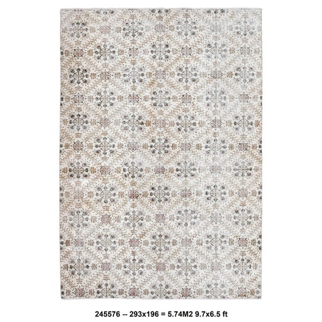 Vintage Turkish Rug in Wool For Sale - Image 11 of 11