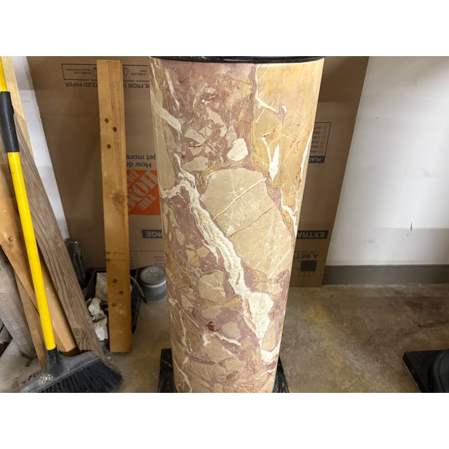 Pair of 19th Century French Marble Pedestals For Sale - Image 9 of 12