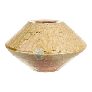 Mid Century Modern Japanese Shigaraki Ceramic Stoneware Vase Vintage