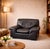 Vintage Chair in Black Leather from Roche Bobois, 1990, in Good conditions. Designed 1990 to 1999 This piece has an...