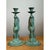 Vintage Patinated Metal Winged Sphinx Candelabras - Pair For Sale - Image 4 of 12