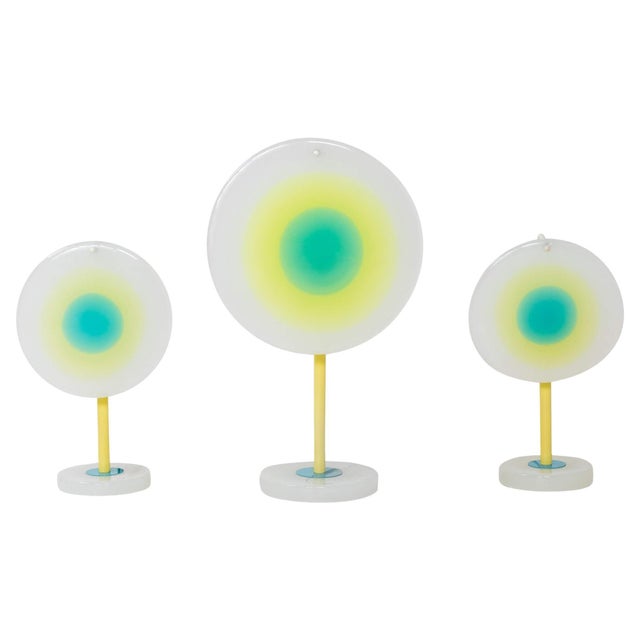 1970s Set of Three Italian Modernist Table Lamps For Sale - Image 12 of 18