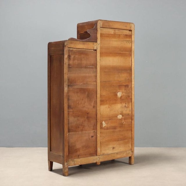 Mahogany Office Cabinet with Stained Glass For Sale - Image 11 of 12