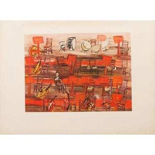 1954 After Raoul Dufy, "Intermission" First Edition Lithograph For Sale