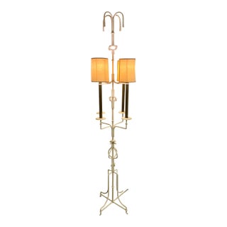 1960s Massive Iron & Brass Floor Lamp #27 by Tommi Parzinger, Parzinger Originals For Sale