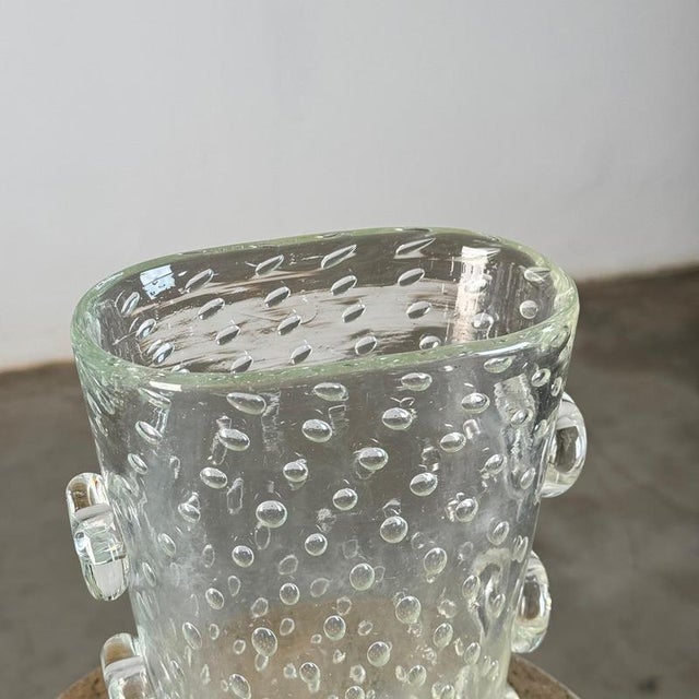 Pulegoso Glass Vase with Applied Discs by Ercole Barovier, 1930s For Sale - Image 9 of 17