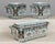 19th Century French Desvres Jardinière and Cachepot Set of 3 For Sale - Image 4 of 17