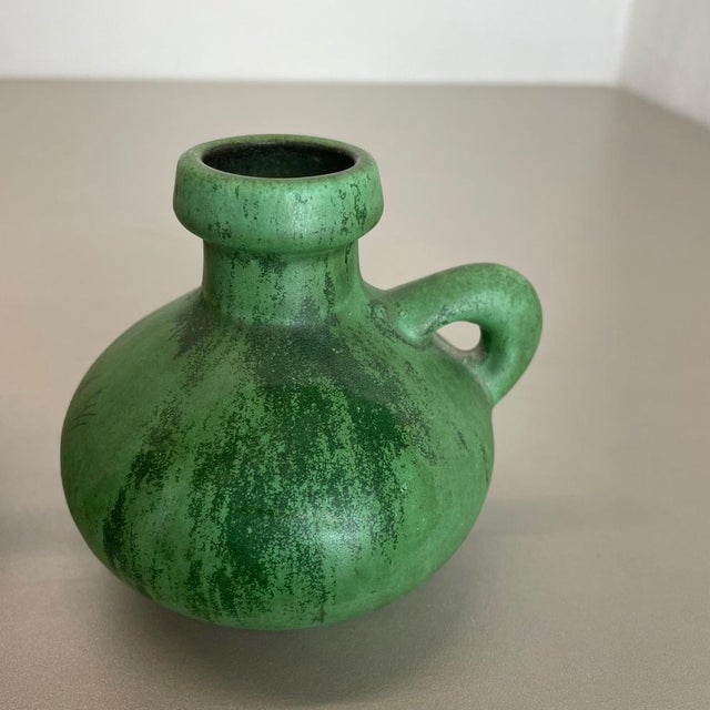 Set Colorful Ceramic Studio Pottery Vases from Otto Keramik, Germany, 1970s, Set of 3 For Sale - Image 9 of 18