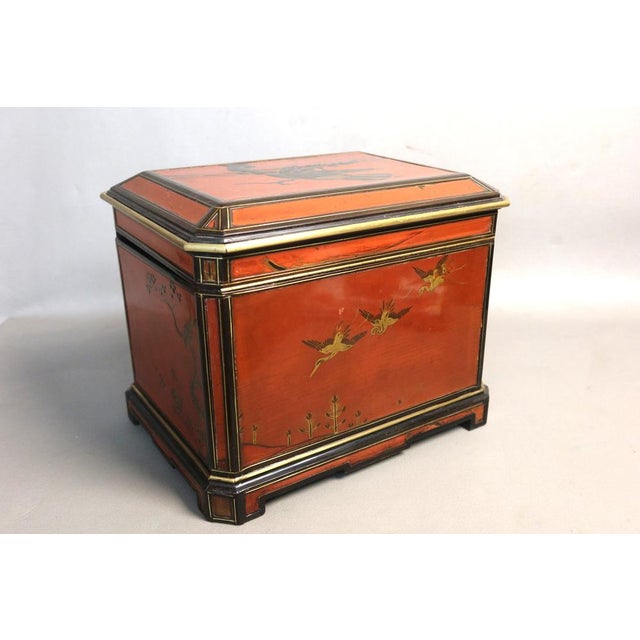 Lacquered Cigar Humidor from Maison Giroux For Sale - Image 6 of 14