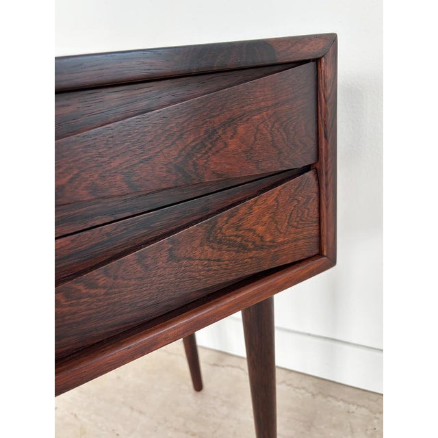 Brown Small Scandinavian Chest of Drawers by Arne Vodder, Denmark, 1950s For Sale - Image 8 of 9