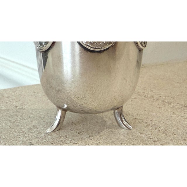 Metal Vintage Christian Dior French Match Holder/Cachepot For Sale - Image 7 of 12