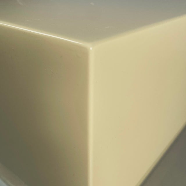 Modern Italian Coffee Table in Light Yellow Wood, 1980s For Sale - Image 9 of 13
