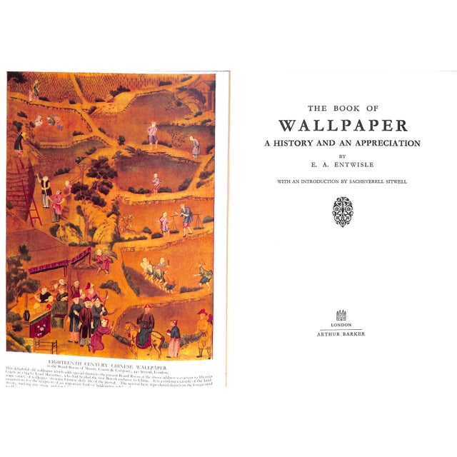 ENTWISLE, E. A. [151 pp. Arthur Barker 1954 10" x 7 3/4" *Tape reinforcement to inside jacket spine* Wallpaper is one of...