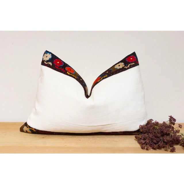 Linen Azar Antique Lakai Tribe Linen Pillow For Sale - Image 8 of 8