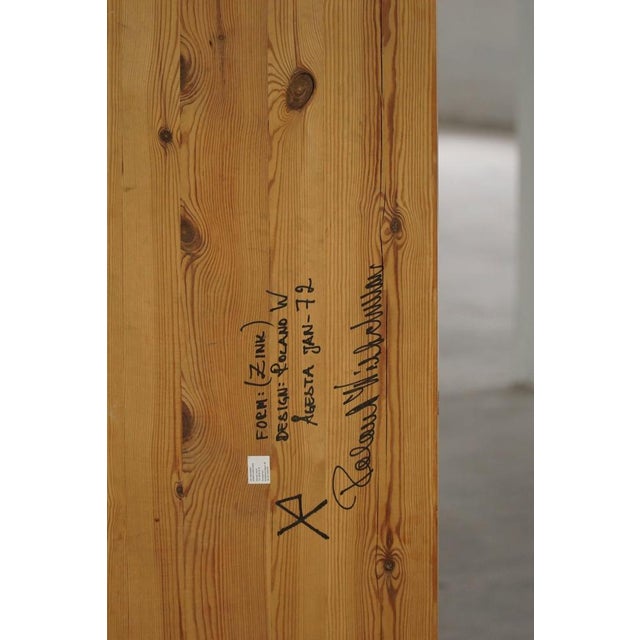 Modern Swedish Bench Early Model Zink by Roland Wilhelmsson, 1972 For Sale - Image 4 of 17