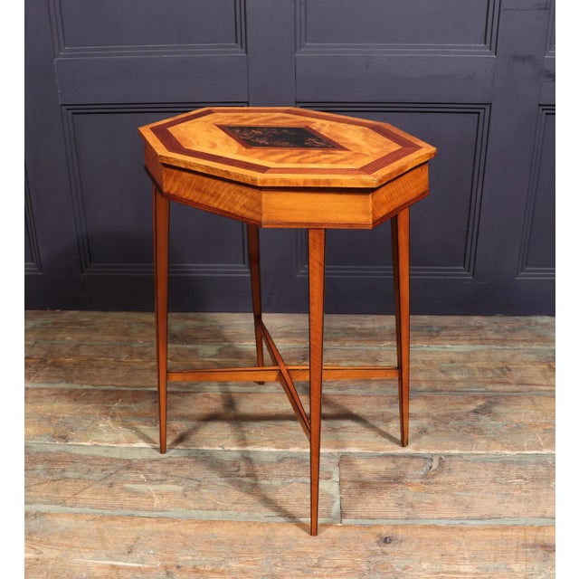 Antique Chinese Satinwood Side Table, 1890s For Sale - Image 12 of 13