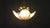 Vintage Italian Glass and Brass Chandelier, 1970s For Sale - Image 6 of 17